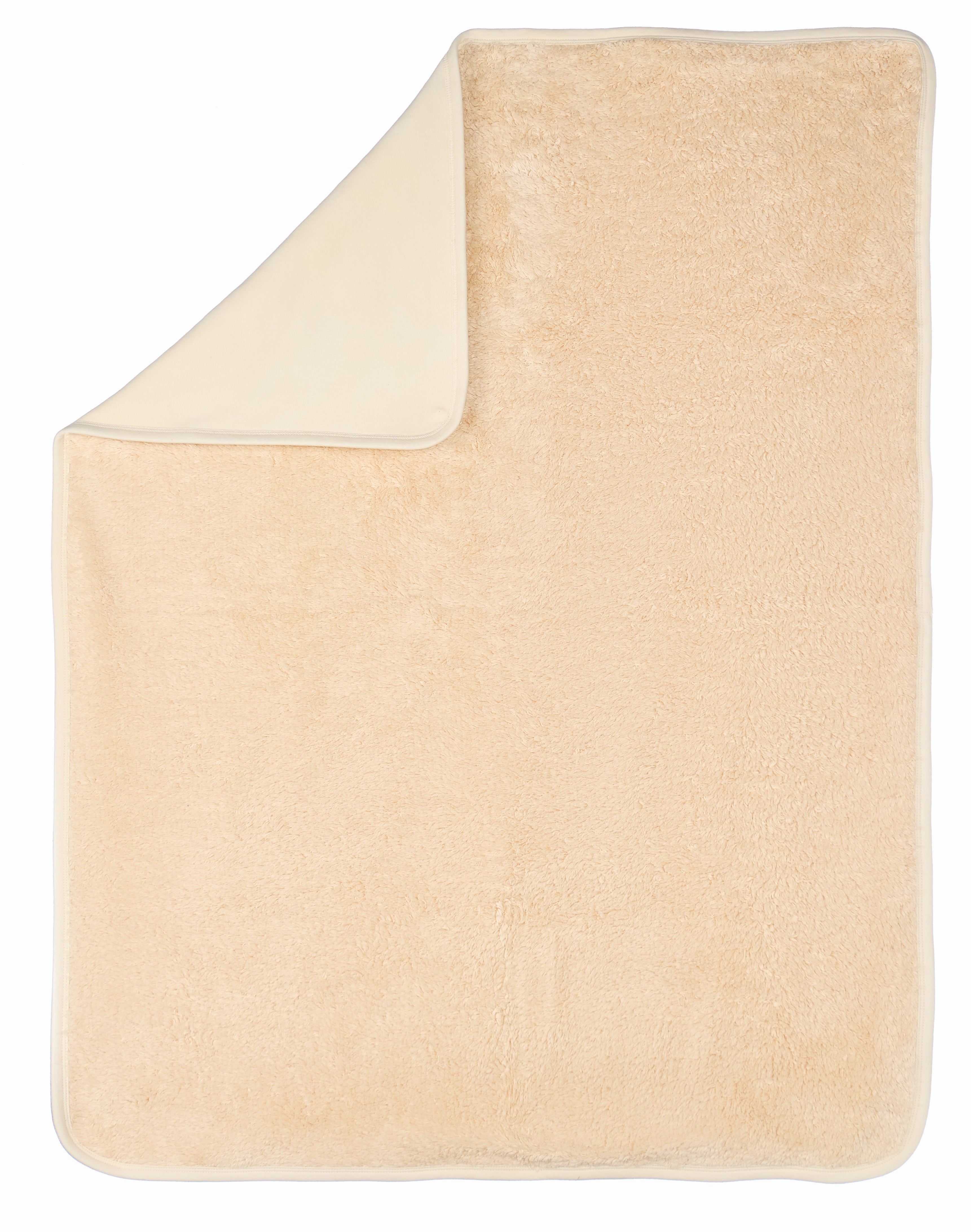 Under the Nile Honey-colored Faux Fur Sherpa Stroller Blanket for babies