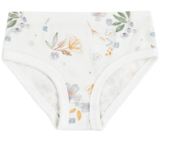 Under the Nile Modern Daisy print cotton panty for girls.