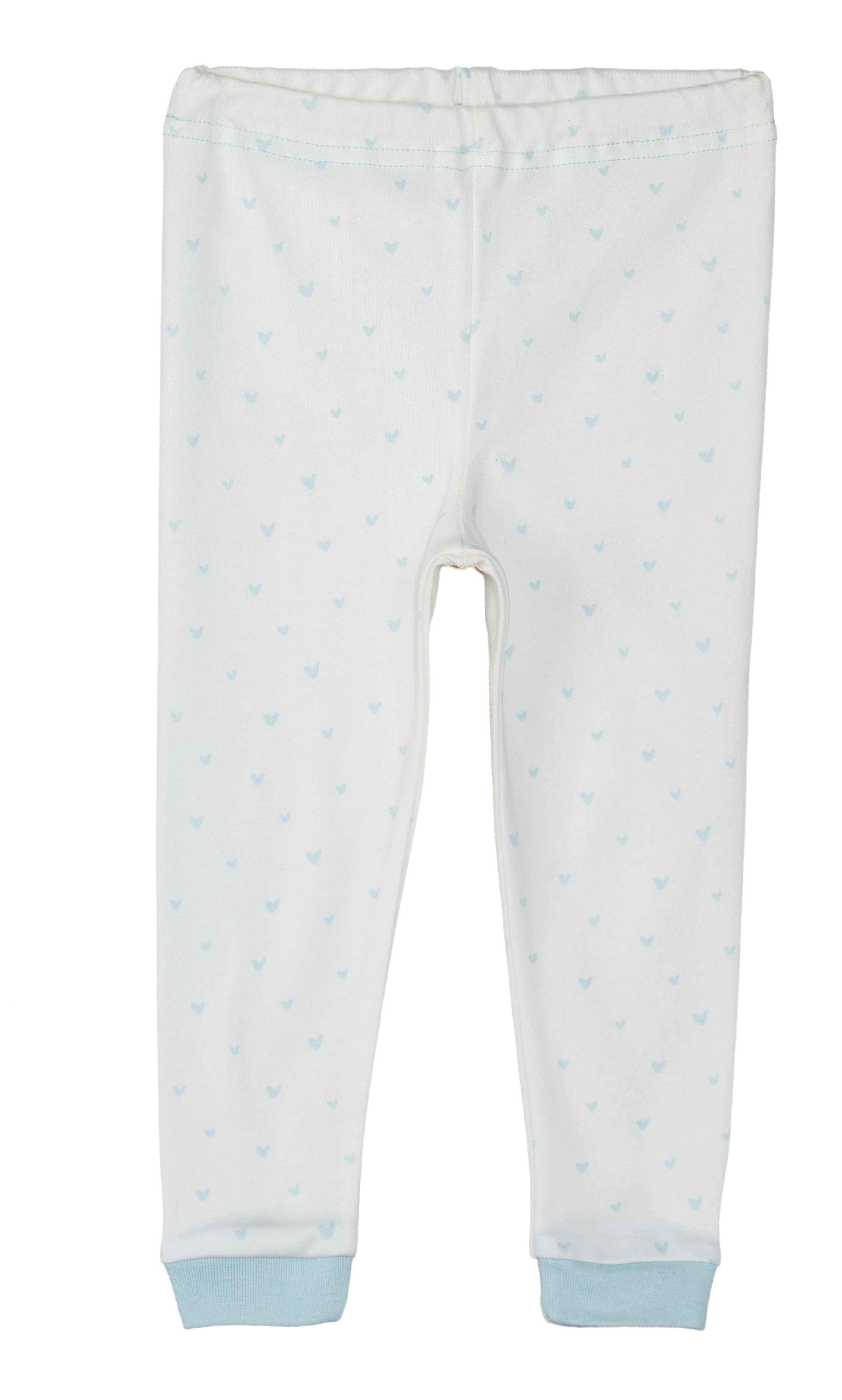  Under the Nile Blue Hearts Kid's Pajama set in soft organic cotton
