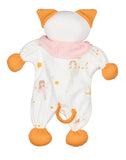 Under the Nile Kitty Dreamland Girls organic cotton soft lovey with magical prints