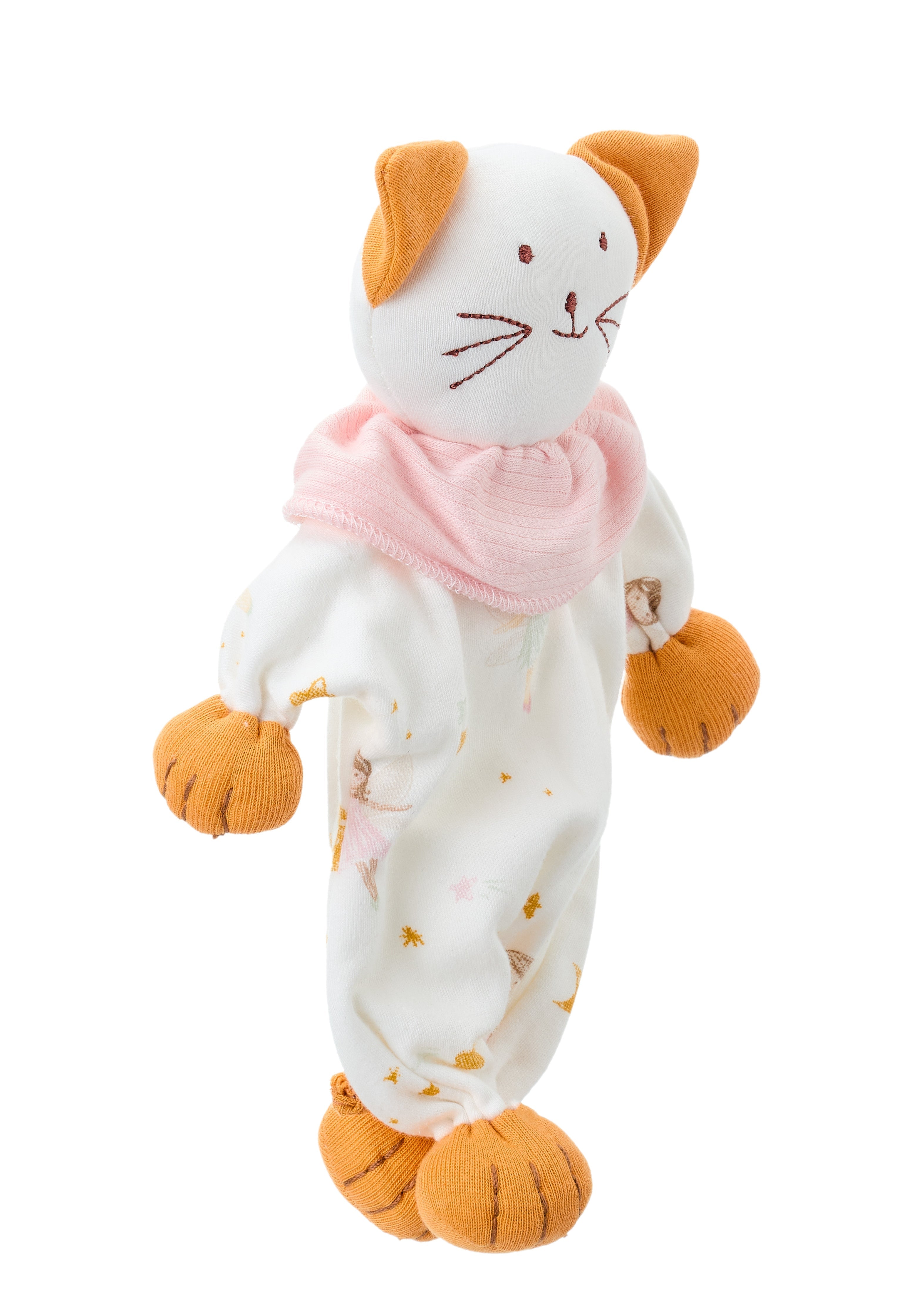 Under the Nile Kitty Dreamland Girls organic cotton soft lovey with magical prints