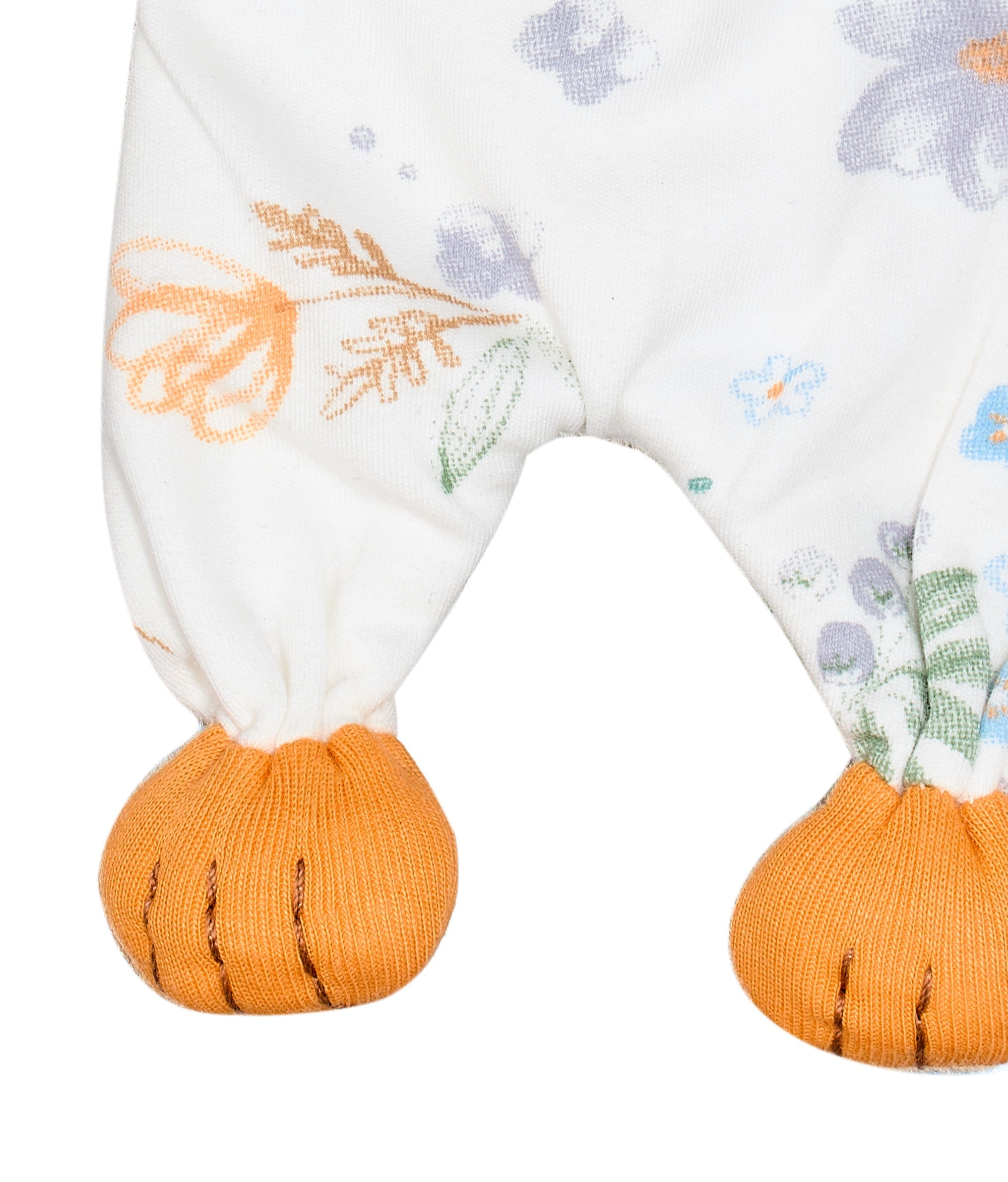  Under the Nile Kitty Modern Daisy organic cotton soft floral lovey toy for babies and toddlers.