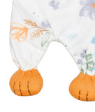  Under the Nile Kitty Modern Daisy organic cotton soft floral lovey toy for babies and toddlers.