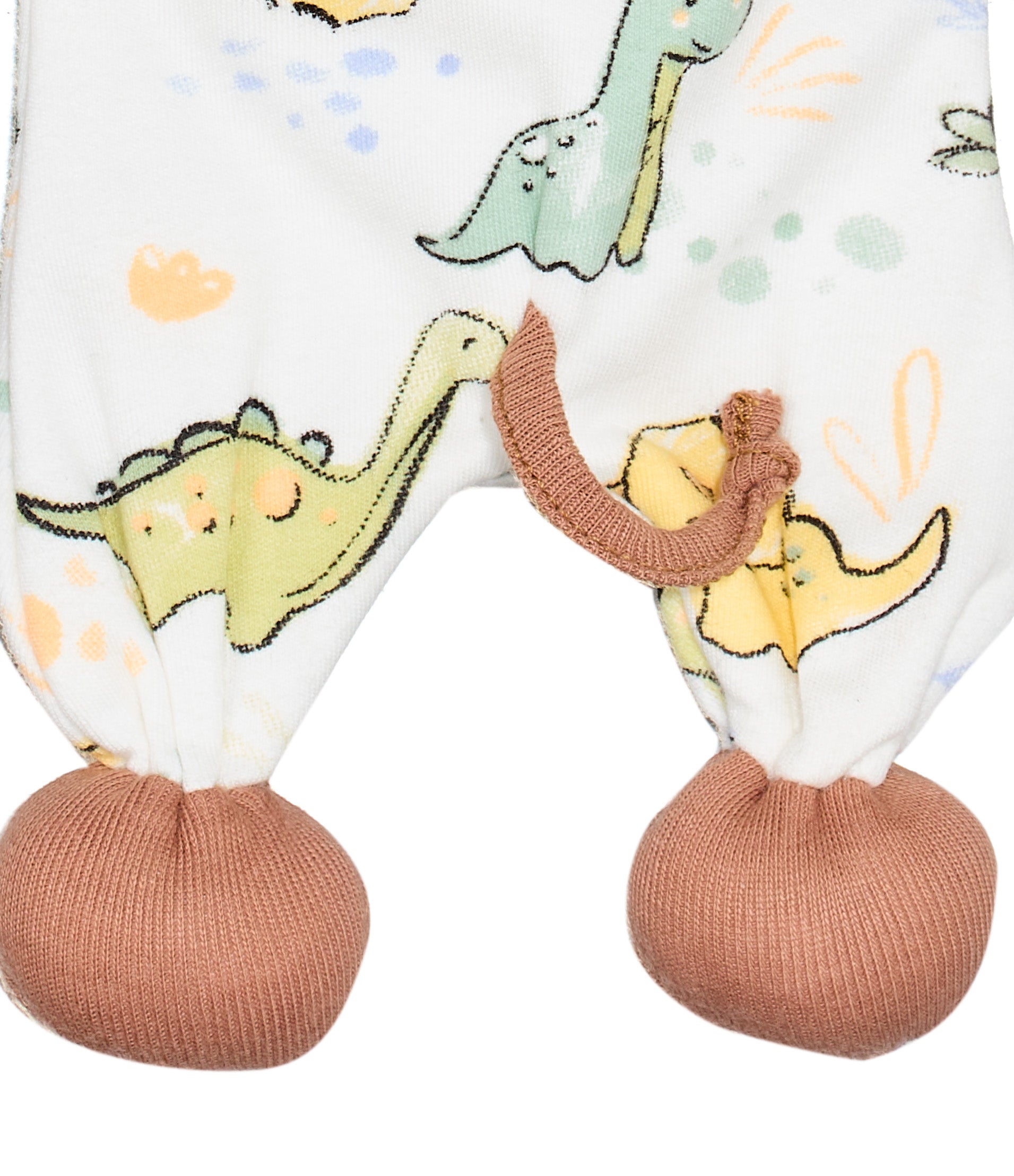 Under the Nile Puppy Dino organic cotton soft lovey toy for babies and toddlers, available at El Meraki.