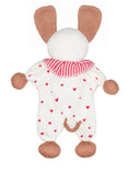 Under the Nile Puppy Little Hearts organic cotton soft lovey toy for babies, available at El Meraki.