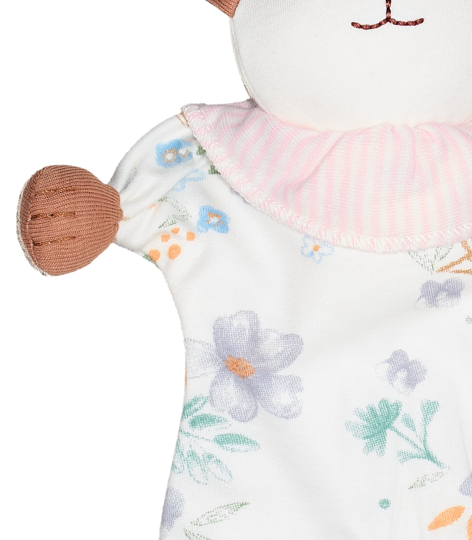 Under the Nile Puppy Moder Daisy organic cotton soft lovey toy for babies and toddlers, available at El Meraki.