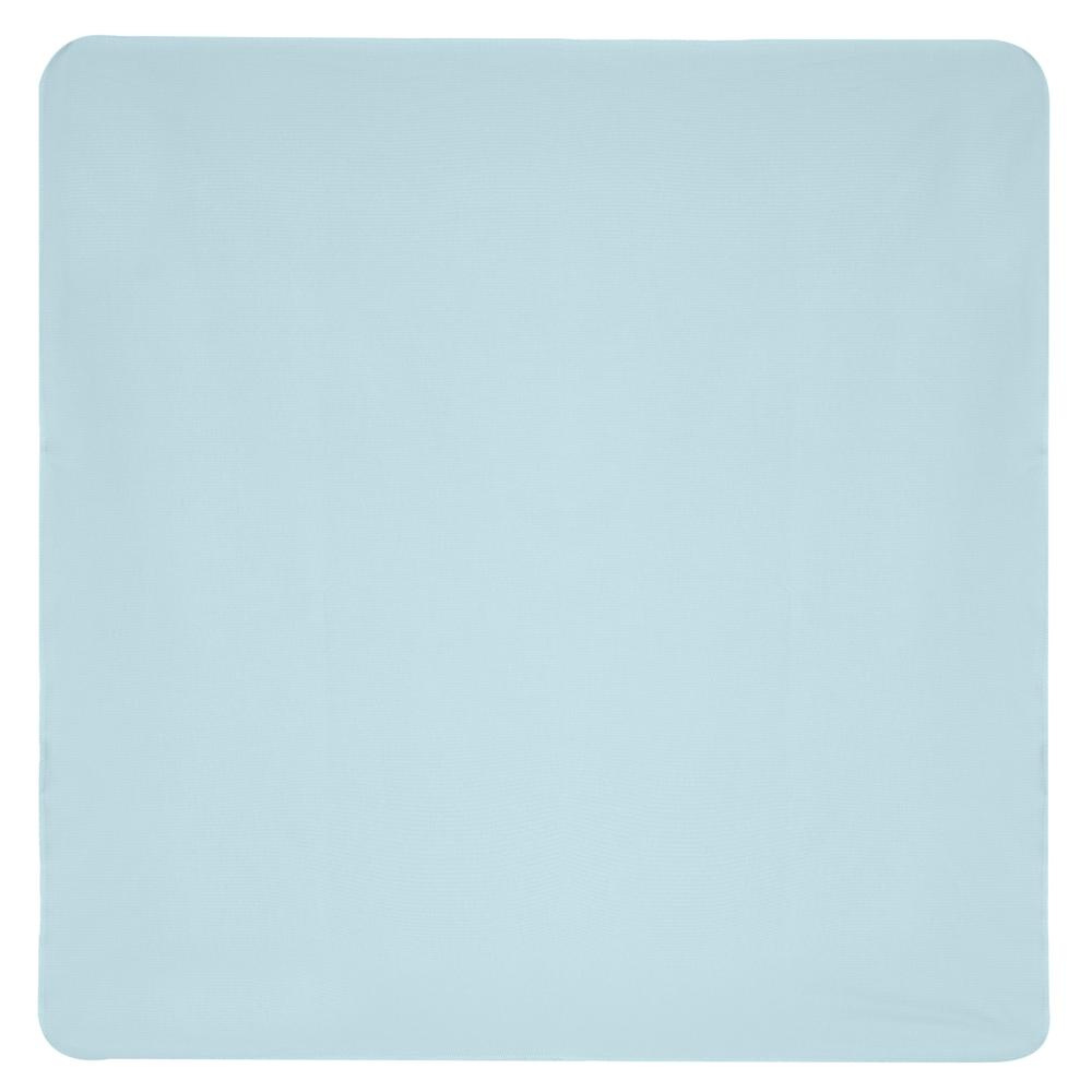 Under the Nile organic ribbed baby blanket in pearl blue for swaddling and stroller use