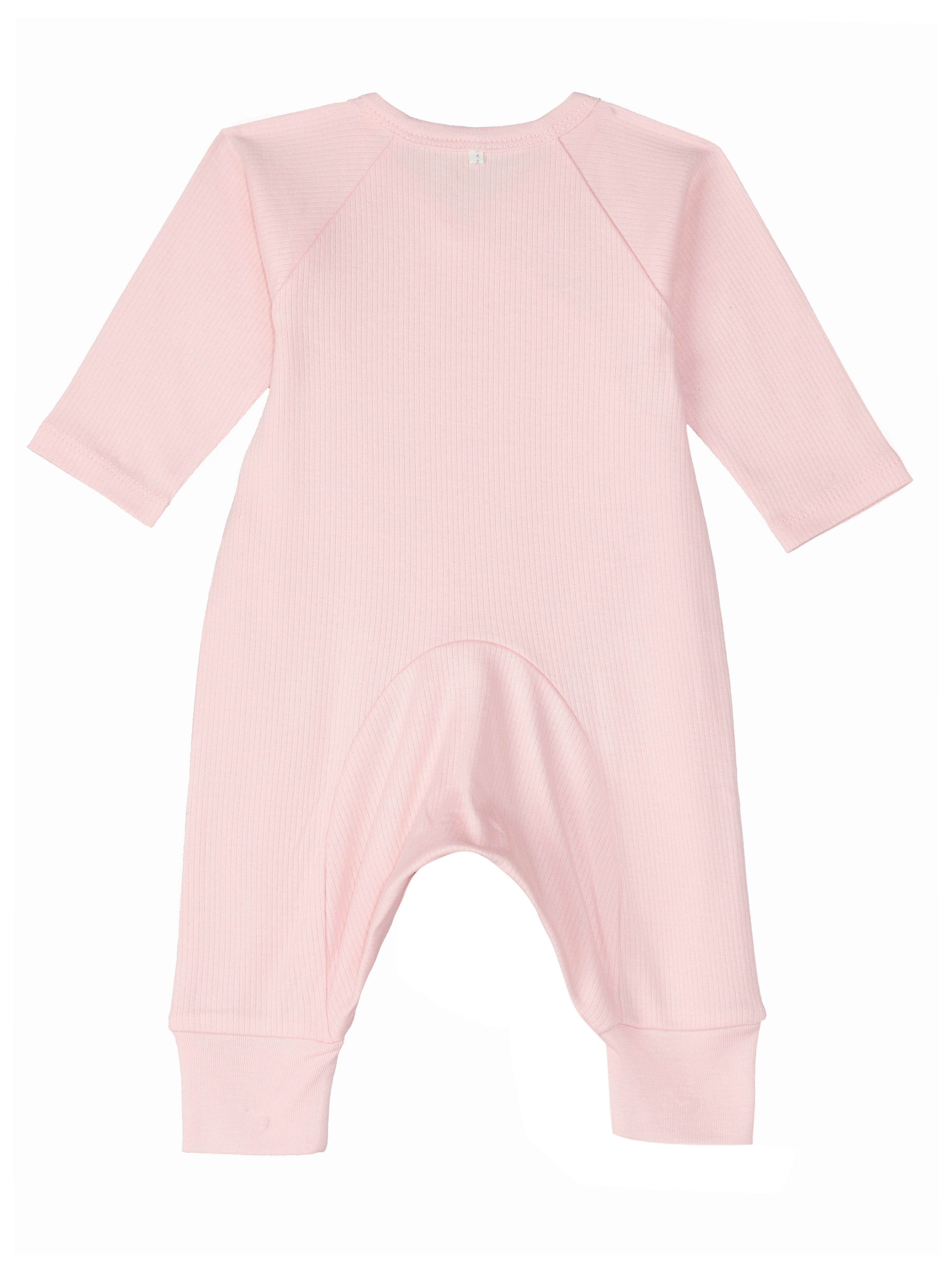 Under the Nile Delicate Pink Side Snap Kimono for newborn girls in organic cotton