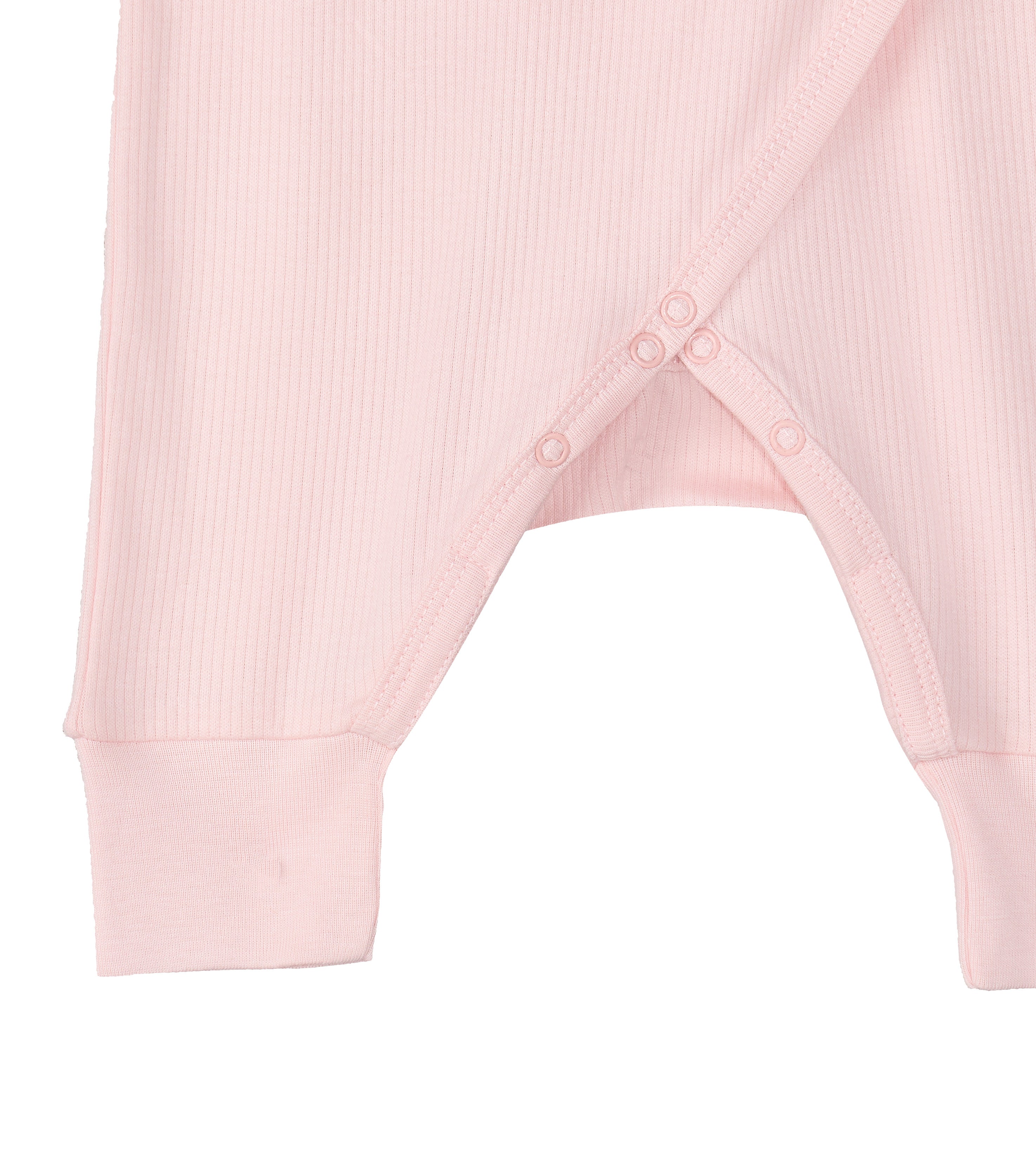 Under the Nile Delicate Pink Side Snap Kimono for newborn girls in organic cotton.