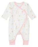  Under the Nile Dreamland Girls Side Snap Kimono in soft organic cotton for newborn girls.