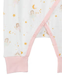 Under the Nile Dreamland Girls Side Snap Kimono in soft organic cotton for newborn girls.