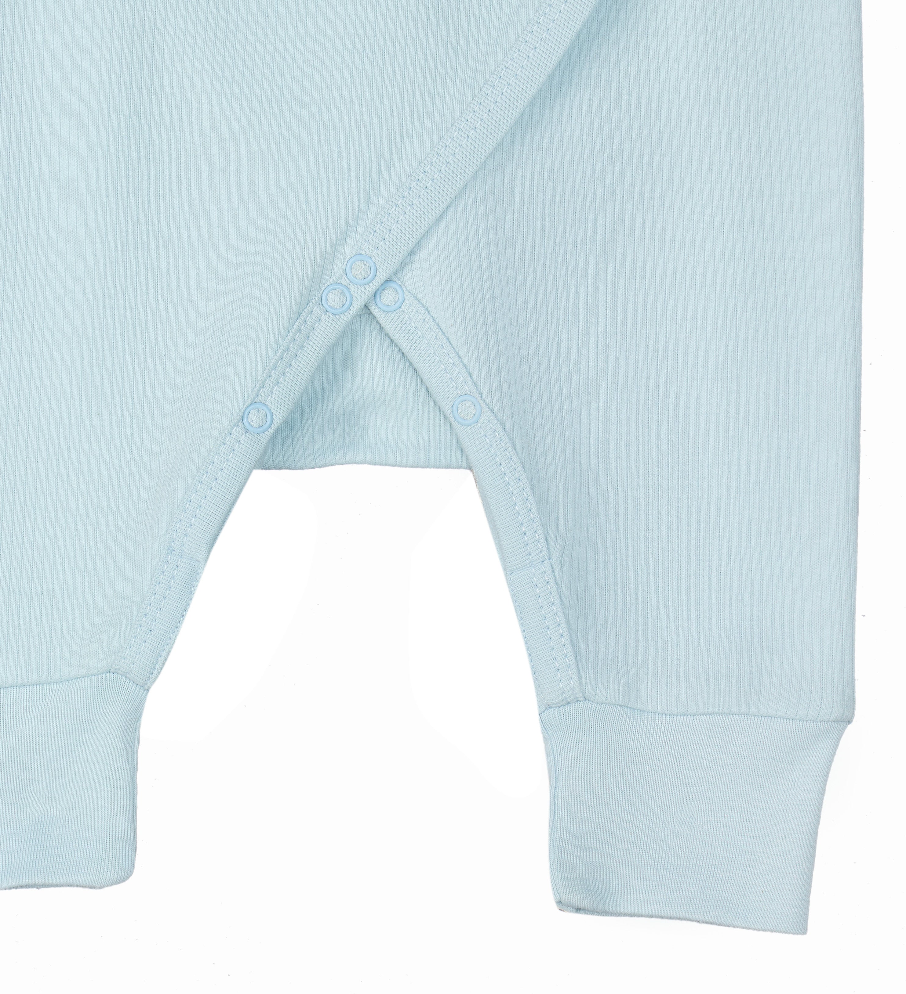 nder the Nile Pearl Blue Side Snap Kimono for newborns in organic cotton.