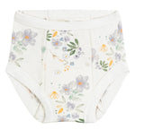 Under the Nile Modern Daisy print training pants for toddler girls.