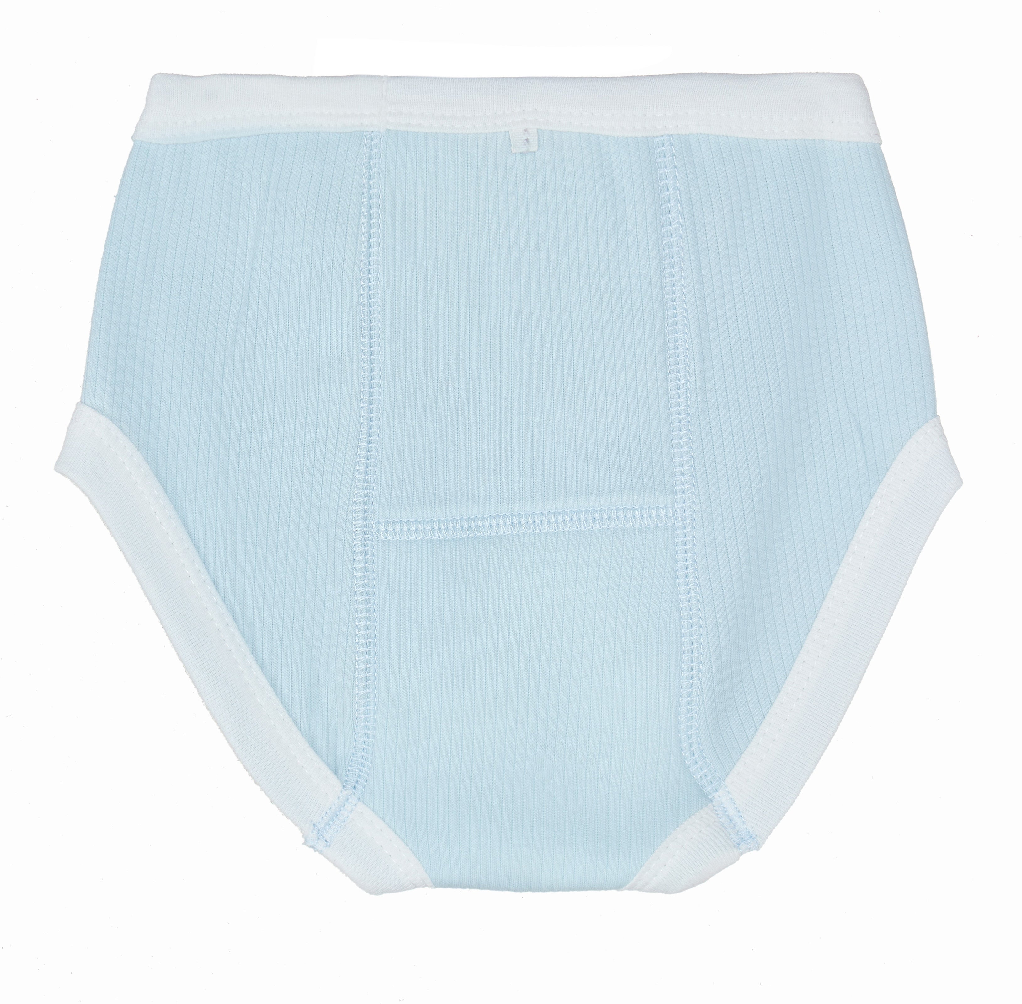 Under the Nile Pearl Blue Training Pants for toddlers, made from soft organic cotton.
