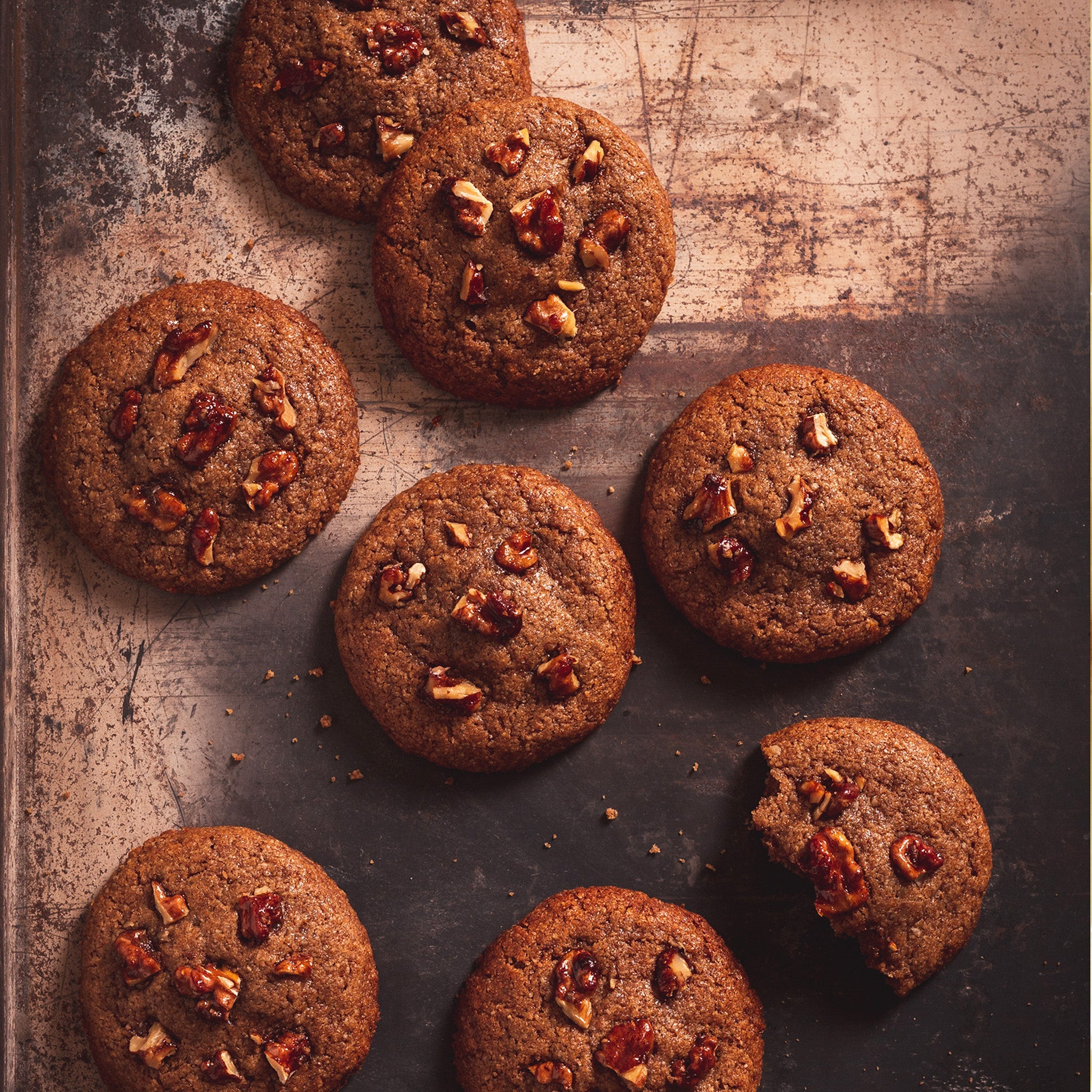 Be Good Today Walnut Date Caramel Cookies pack of 6 made with walnuts, almonds, dates, oat flour and coconut milk