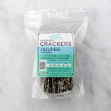 Be Good Today Zucchini Seed Crackers made with fresh zucchini, mixed seeds and coconut flour