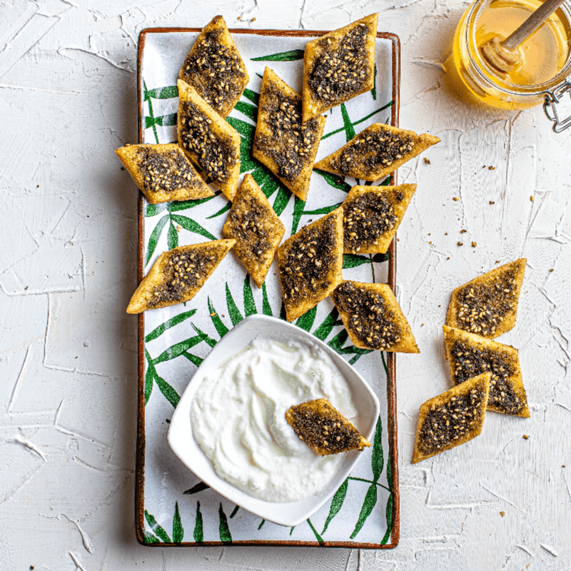 Zaatar crackers El Meraki