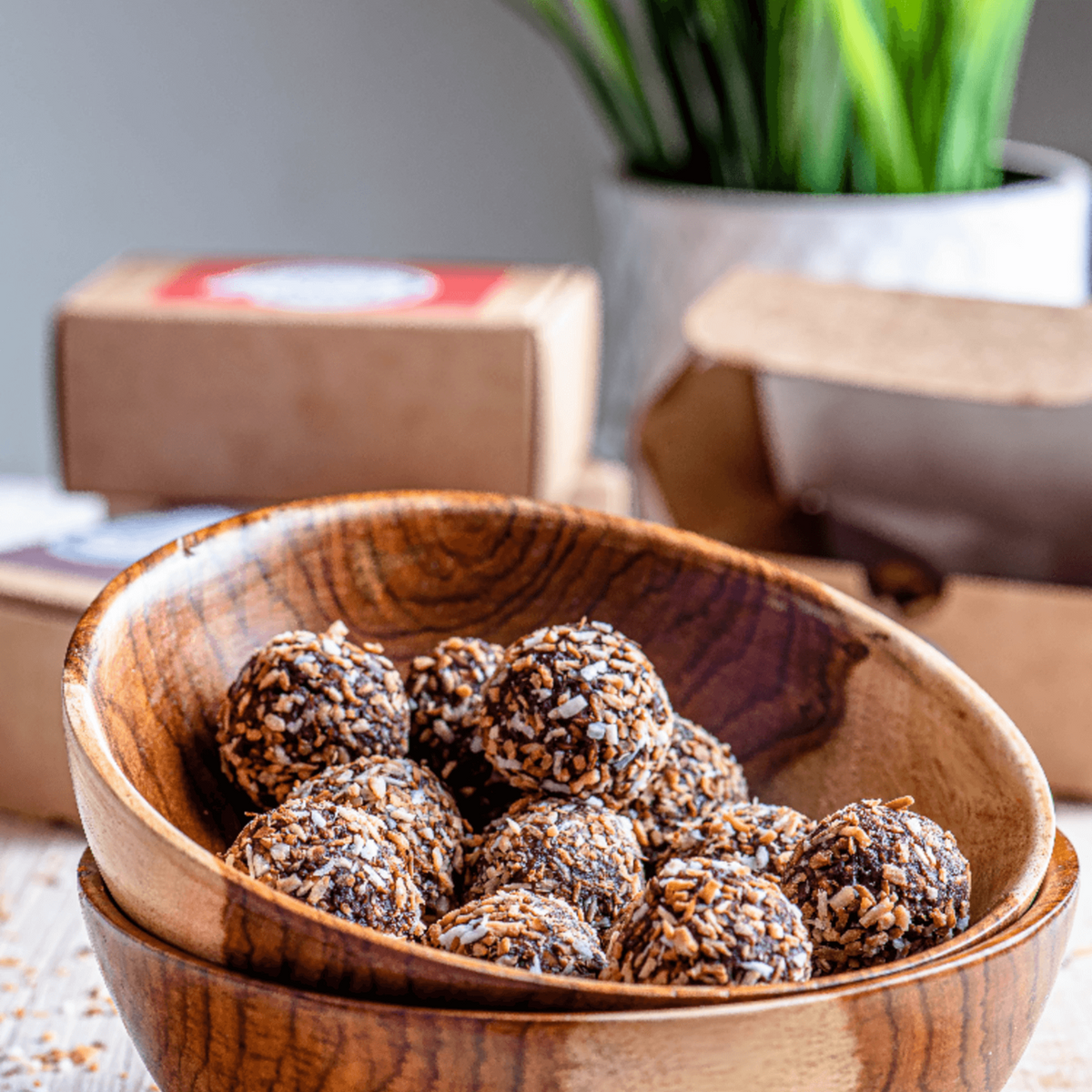 DANSnack Energy Bites – Assorted flavors (OJ, date, peanut, almond chia) made with natural ingredients in Egypt, 90g pack