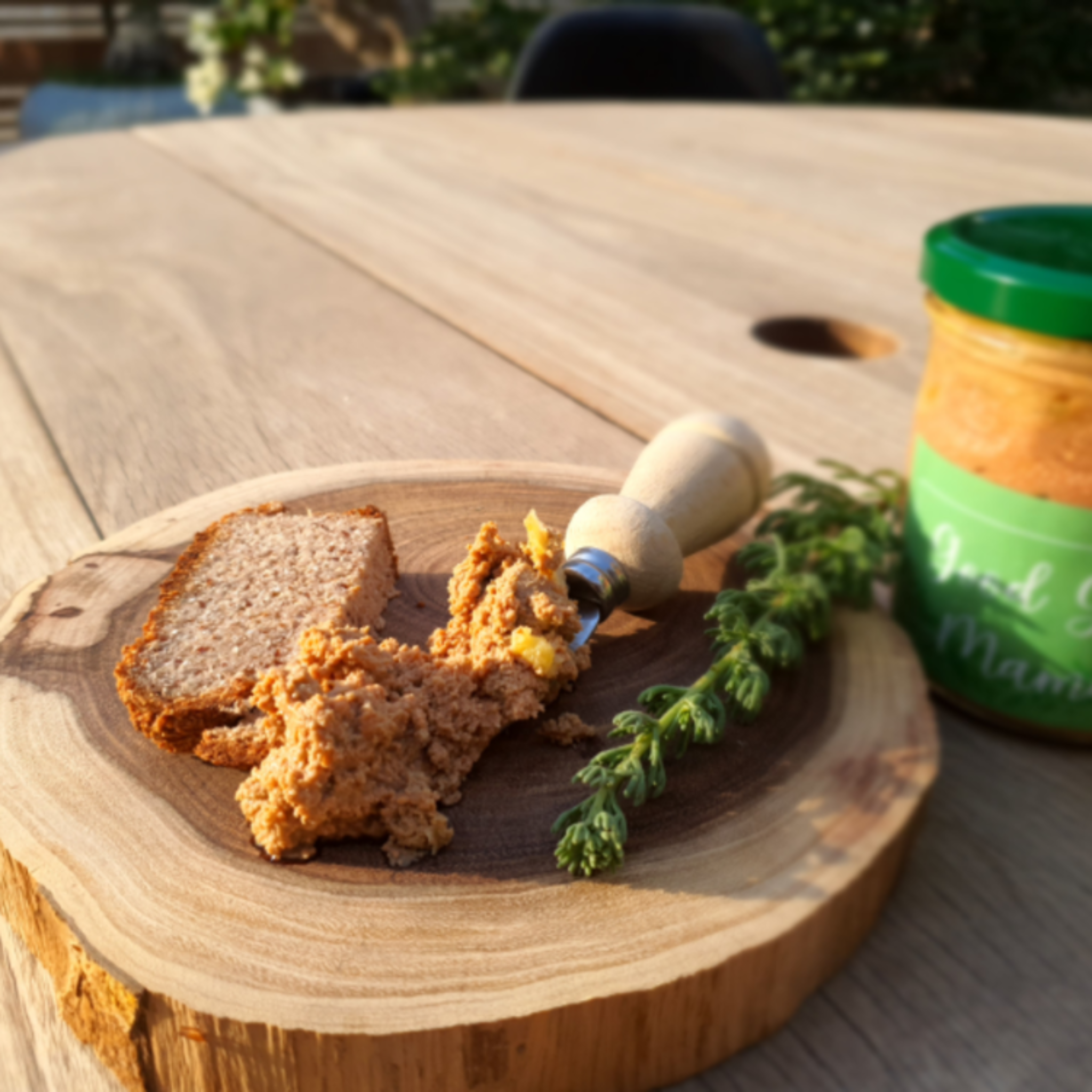 Jar of Good Gut Mama Chicken Liver Paté from Egypt, a smooth keto-friendly spread