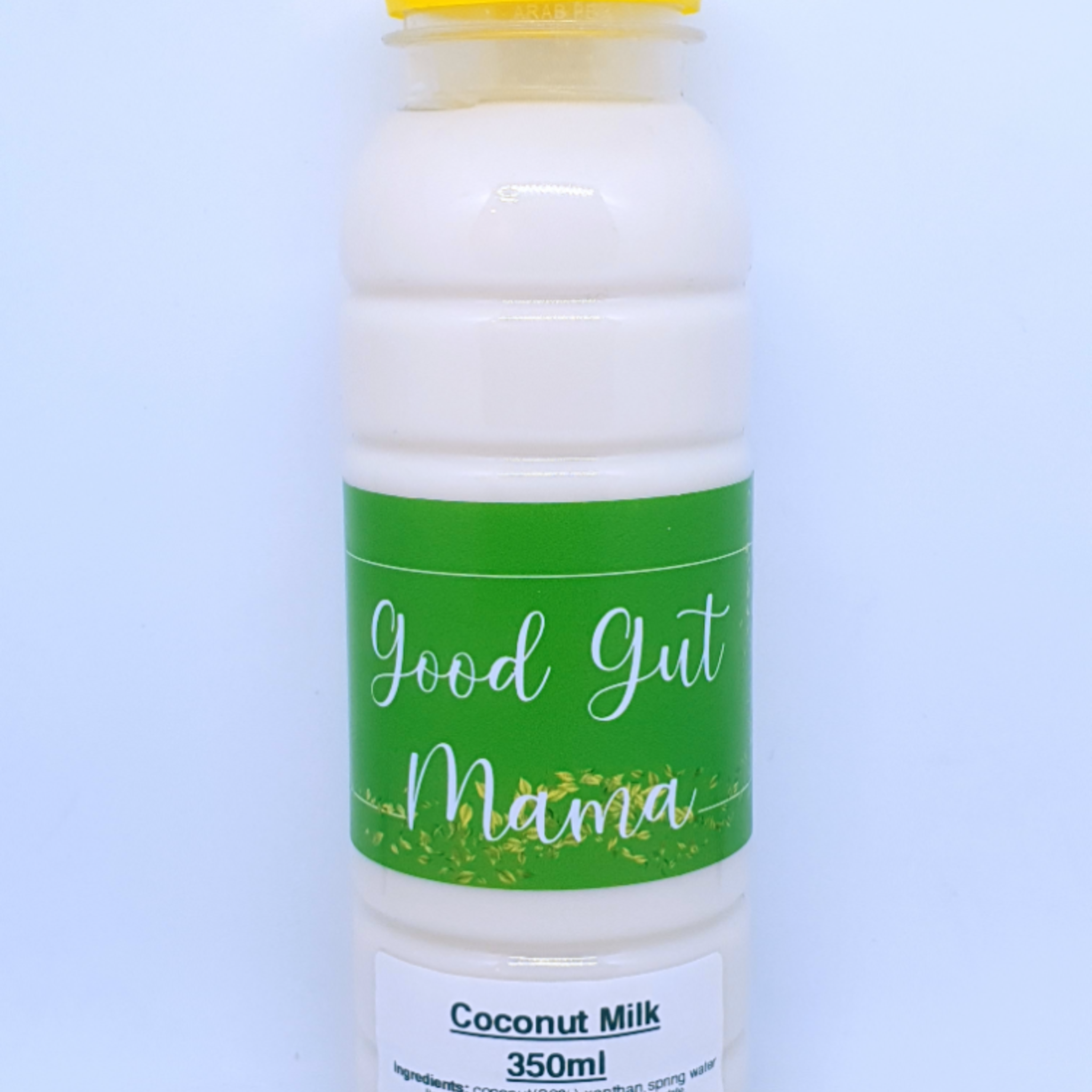 Bottle of Good Gut Mama Fresh Coconut Milk from Egypt, a creamy white plant-based drink.